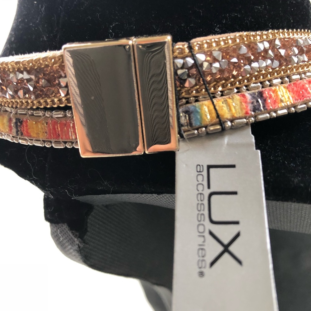 🇺🇸 LUX Multi-Colored Choker Necklace - 16” (Standard) - Picture 5 of 7